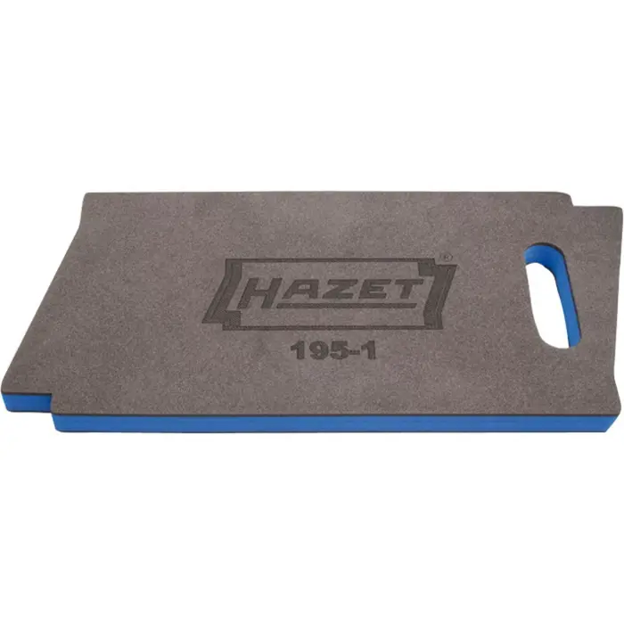 Hazet kneeboard 195-1, knee protection grey/blue, in HAZET logo shape