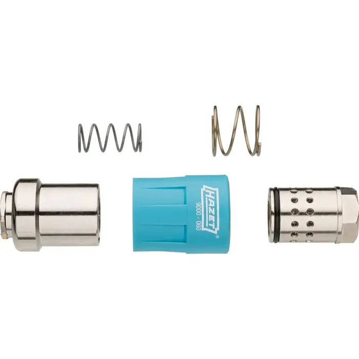 Hazet safety coupling 9000-060, 1/4" (blue, for compressed air hose)