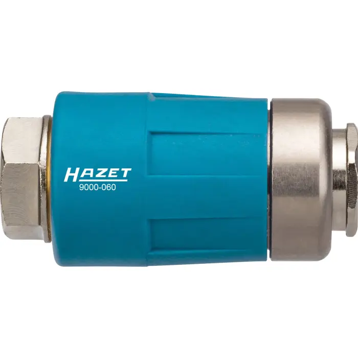 Hazet safety coupling 9000-060, 1/4" (blue, for compressed air hose)