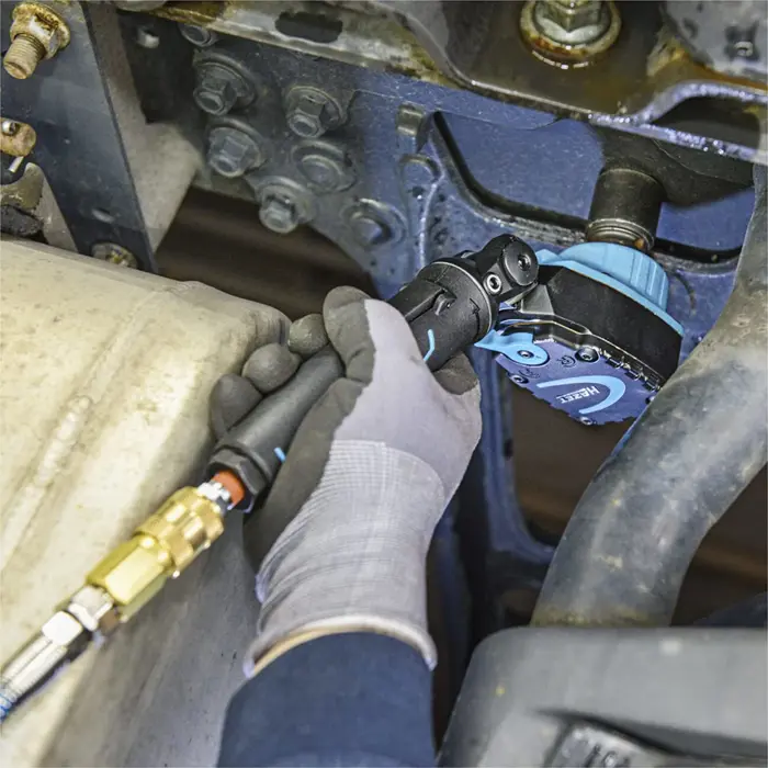 Hazet Twin Turbo Impact Wrench 9012ATT, 1/2 (black/blue, loosening torque 550 Nm)
