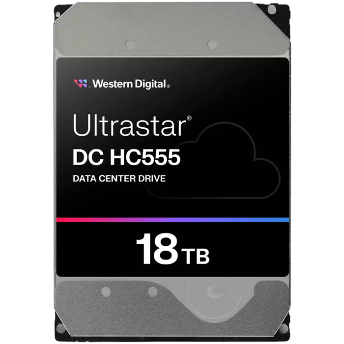 HDD Server WD/HGST ULTRASTAR DC HC555 (3.5’’, 18TB, 512MB, 7200RPM, SATA 6Gb/s, 512E SE NP3) SKU: 0B48723
