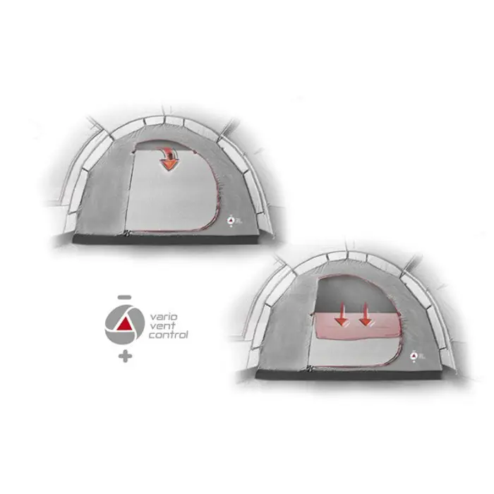 High Peak Brixen 4.0 grau-grün 4-Personen-Zelt 11815