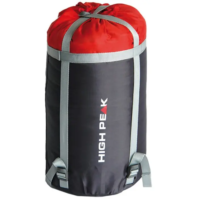 High Peak mummy sleeping bag Pak 1000 ECO (dark green/red)