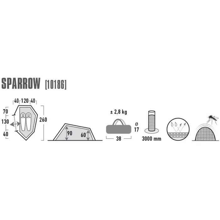 High Peak Sparrow 2P - 10186