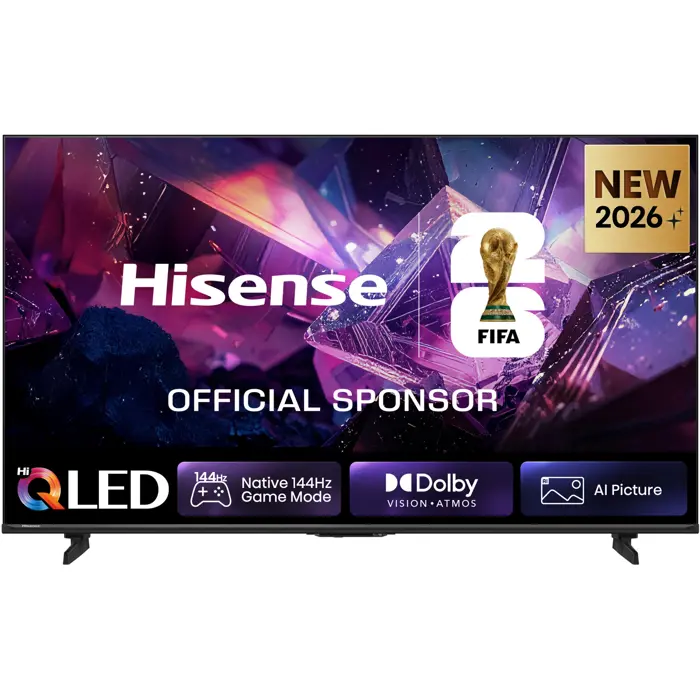 Hisense 65E7S PRO Hi-QLED TV (164 cm (65 inches), black/dark gray, UltraHD/4K, Free-Sync-Premium, 144Hz panel)