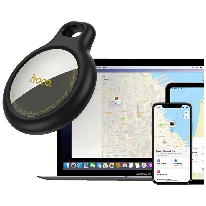 hoco. Inteligentni lokator uređaja, GPS, AirTag lokator - E91 Tiger