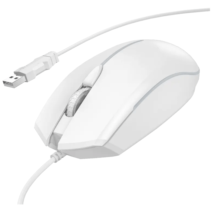 hoco. Miš optički, gaming, 2400 dpi, USB - GM37 Wonderful White