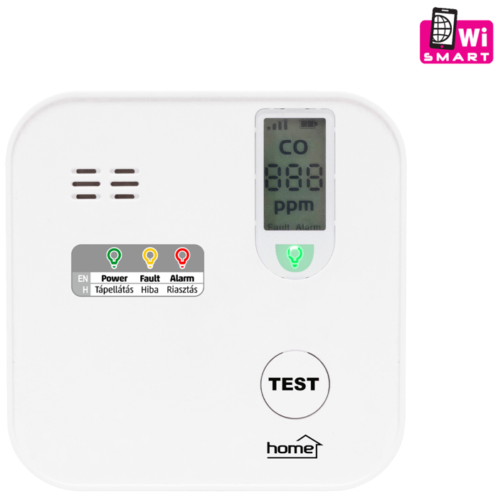 home Detektor ugljičnog monoksida, Smart, LCD ekran, WiFi - CO10SMART