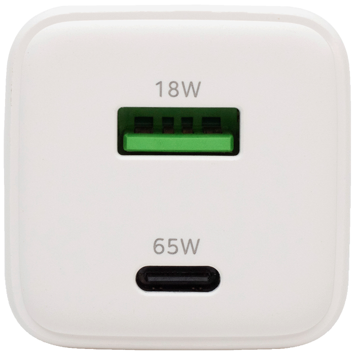home Punjač kučni, brzi, 1 x USB-A, 1 x UCB-C, 65W, GaN - SA65PPS