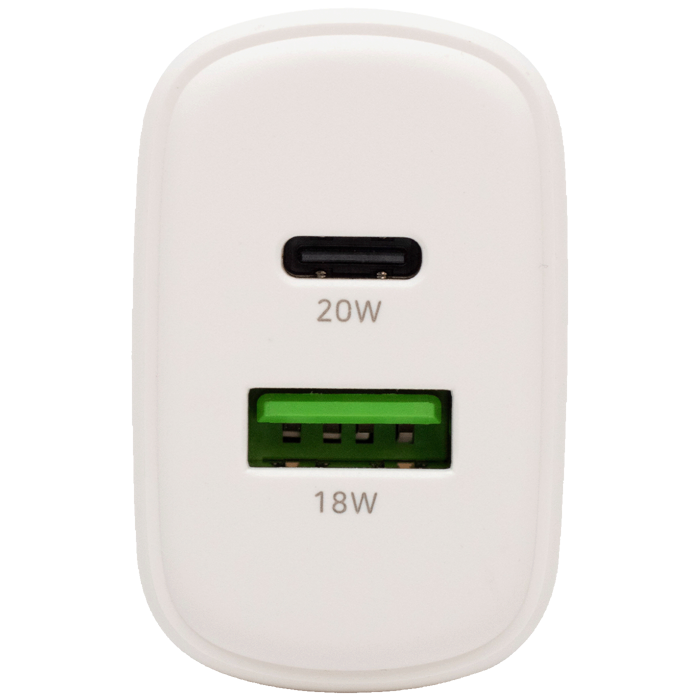 home Punjač kučni, brzi, 1 x USB-A, 1 x USB-C, 20W, GaN - SA20PPS