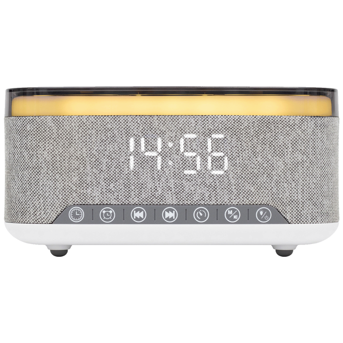 home Sat sa alarmom, FM, 2x5W Bluetooth, Qi punjenje, LED zaslon - LTCR06
