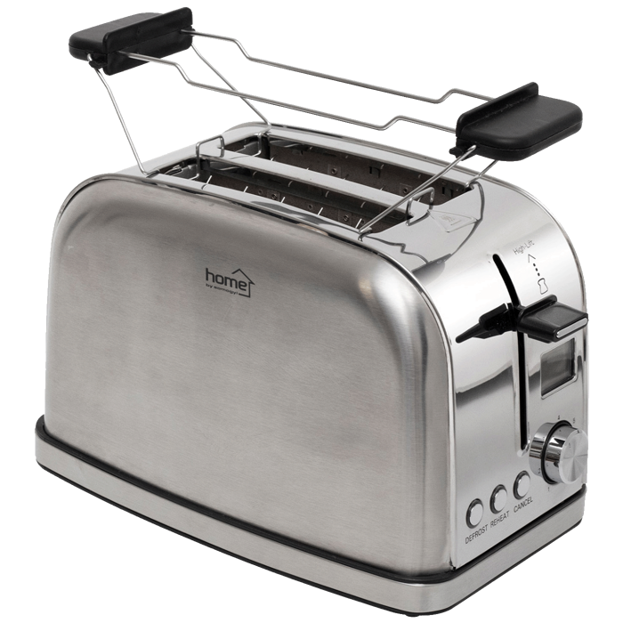home Toster, 950W, za 2 kriške, 7 nivoa tostiranja, LCD - HGKP22LCD