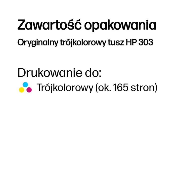 HP 303 Tri-color Original Ink Cartridge