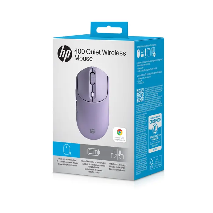 HP 400 Quiet Wireless Mouse