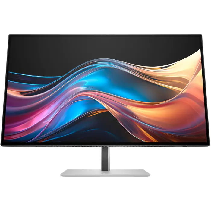 HP 727pq (68.6 cm (27 inches), silver/black, QHD, IPS-Black, USB hub, FreeSync Premium, HDMI, DP, 120Hz panel)