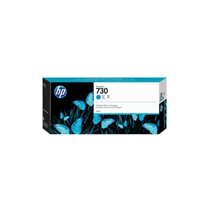 HP 730 300 ml Cyan Ink Cartridge