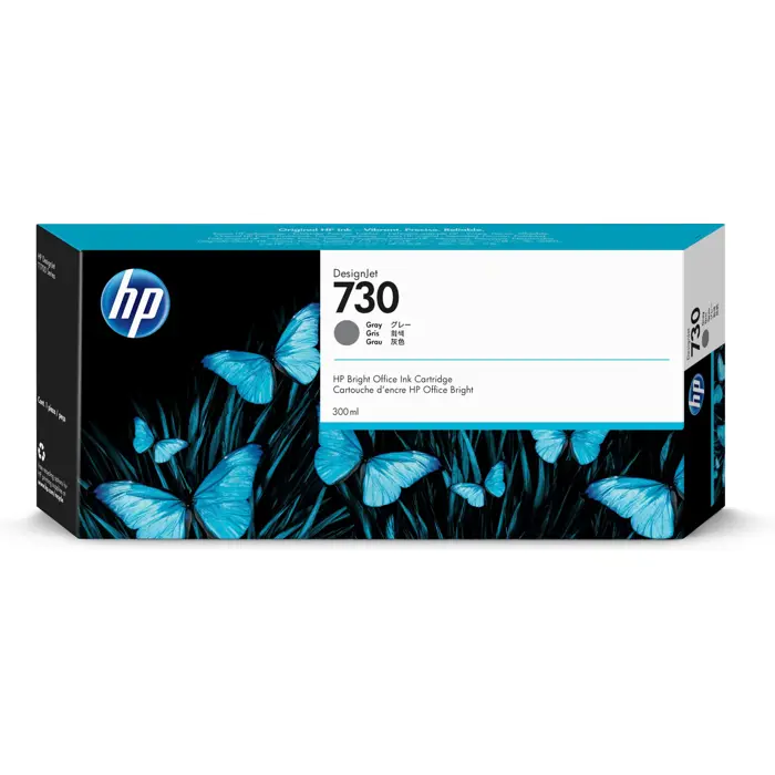 HP 730      Grau                Tintenpatrone 300ml