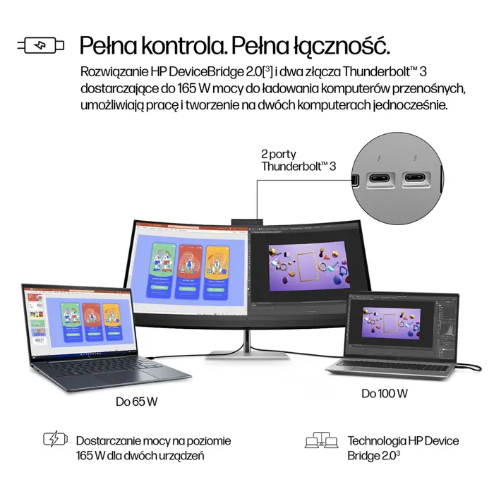 HP 740pm S7Pro LED WUHD 5120x2160@60Hz DP/HDMI/USB/USB-C/TB