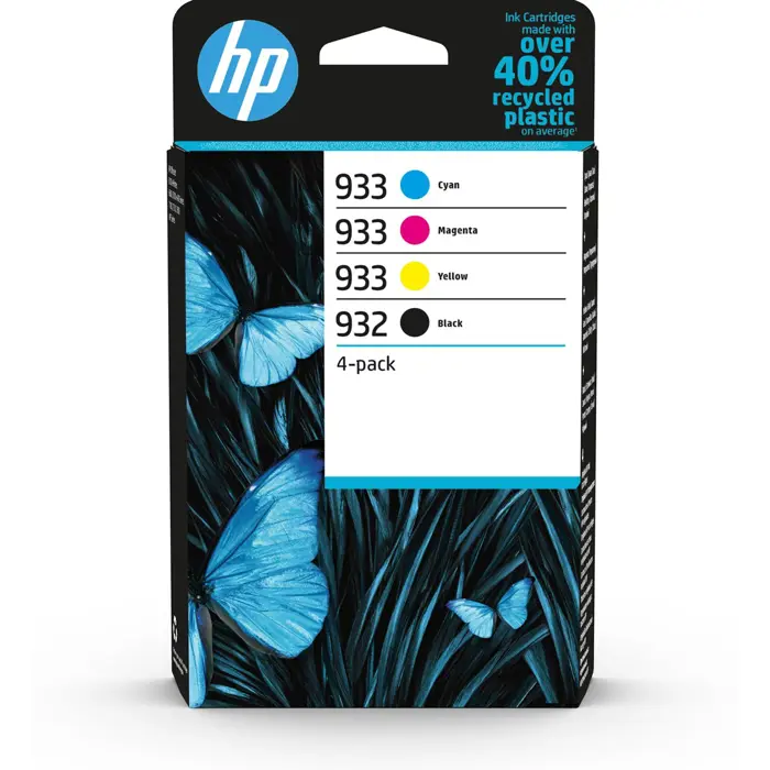HP 932/3 4x black+Dreifarbig Tintenpatrone
