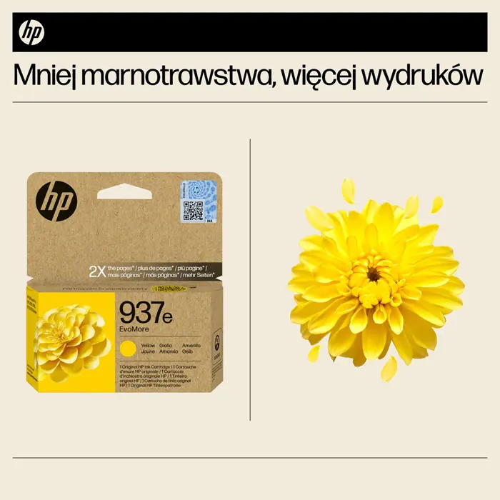 HP 937e Gelb Tintenpatrone EvoMore