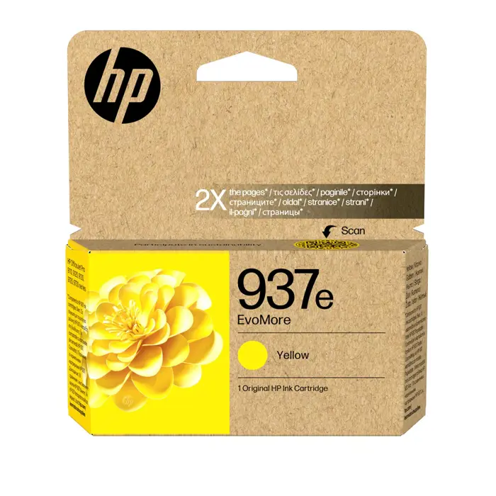 HP 937e Gelb Tintenpatrone EvoMore