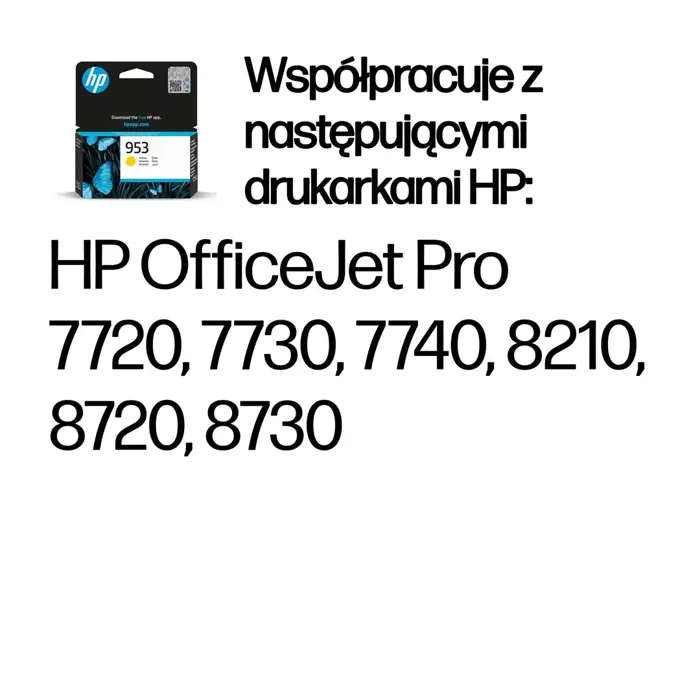 HP 953      Gelb                Tintenpatrone 10ml