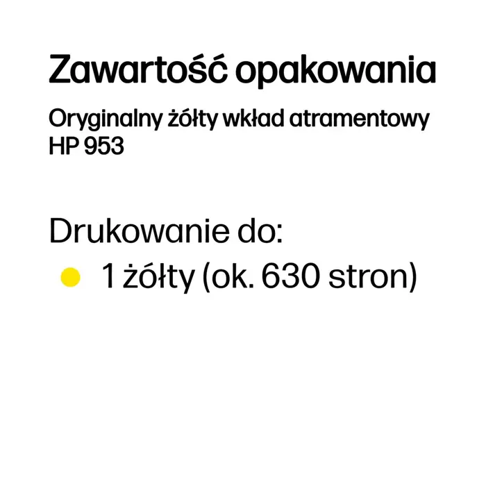 HP 953      Gelb                Tintenpatrone 10ml