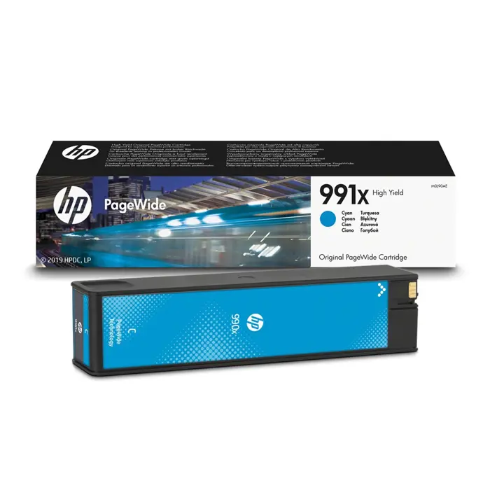 HP 991X High Yield Cyan Original PageWide Cartridge