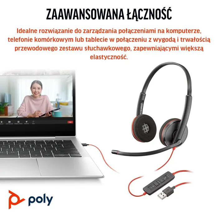 HP Blackwire 3220 Stereo USB-C