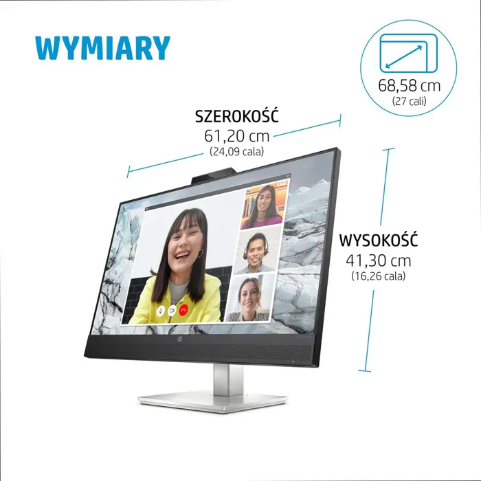 HP E27m G4 Conferencing Monitor - LED-