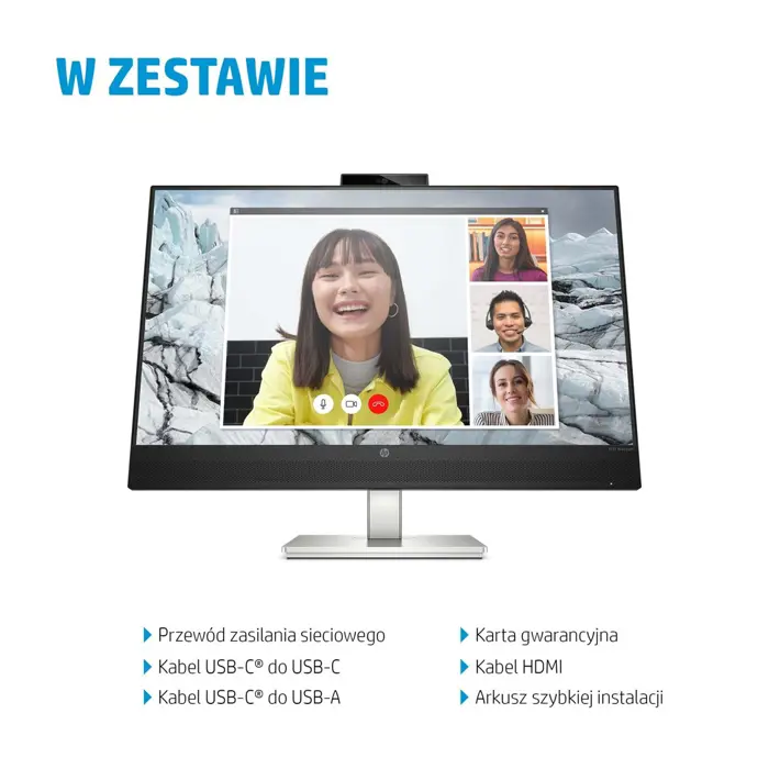 HP E27m G4 Conferencing Monitor - LED-