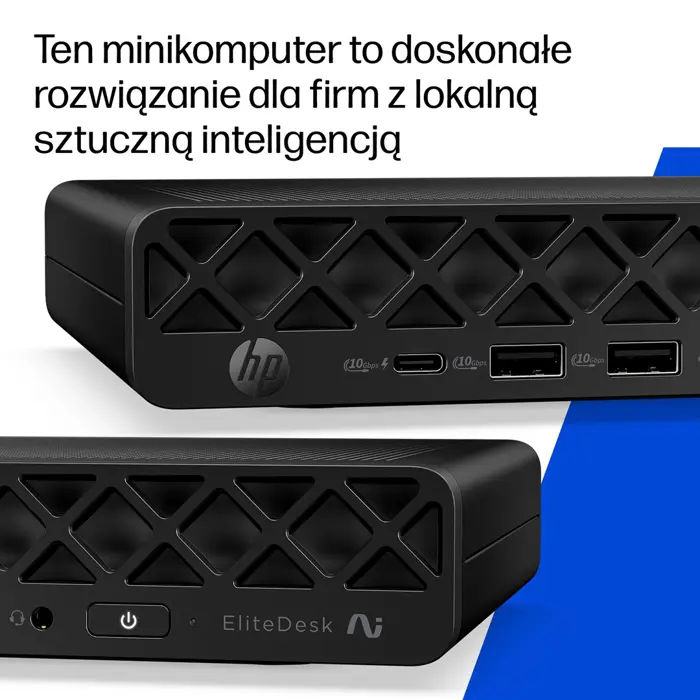 HP EliteDesk 8 Mini G2i Desktop Next Gen AI PC Copilot+ PC Intel Core Ultra 7 356H 16 GB DDR5-SDRAM 512 GB SSD Windows 11 Pro Mini PC