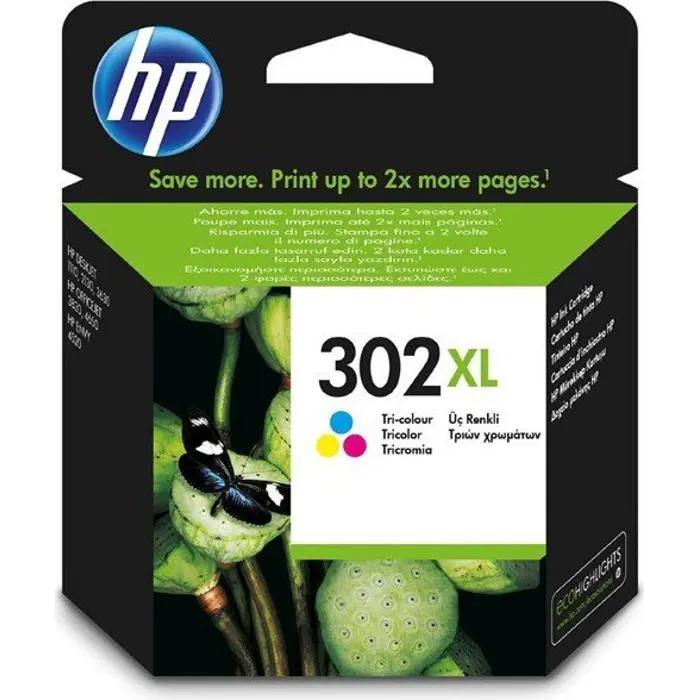 HP Ink Tri-color No. 302XL - F6U67AE