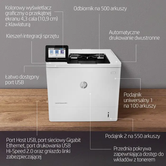 HP LaserJet Enterprise M611dn - printe