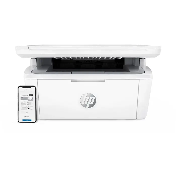 HP LaserJet MFP M140w, multifunction printer (light gray, USB, WLAN, Bluetooth, scan, copy)