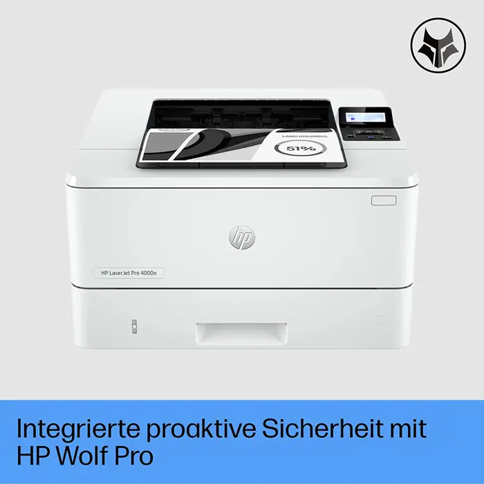HP LaserJet Pro 4002dn, laser printer (grey/grey, USB, LAN)
