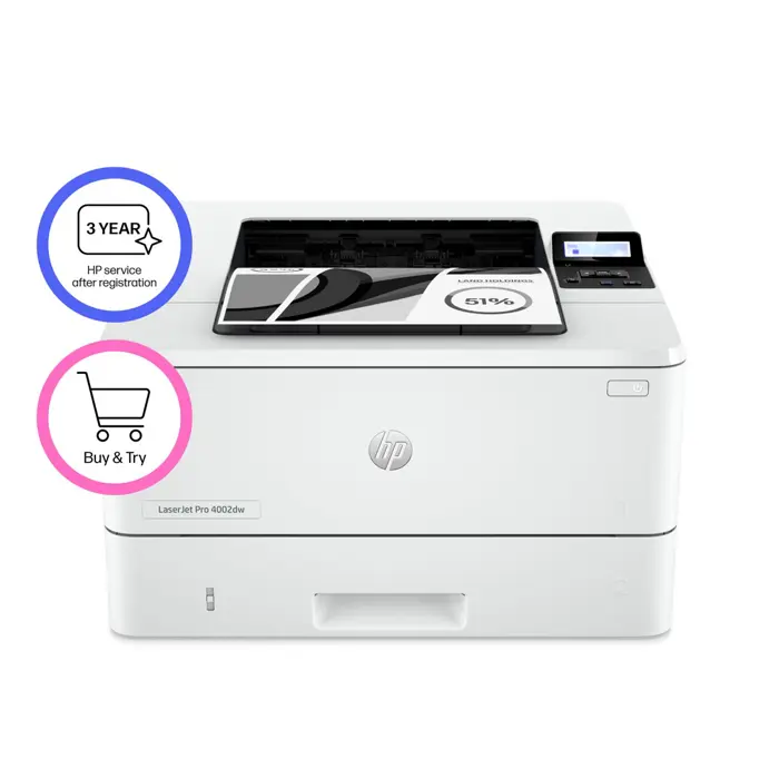 HP LaserJet Pro 4002dw Printer 1200 x 1200 DPI A4 Wi-Fi