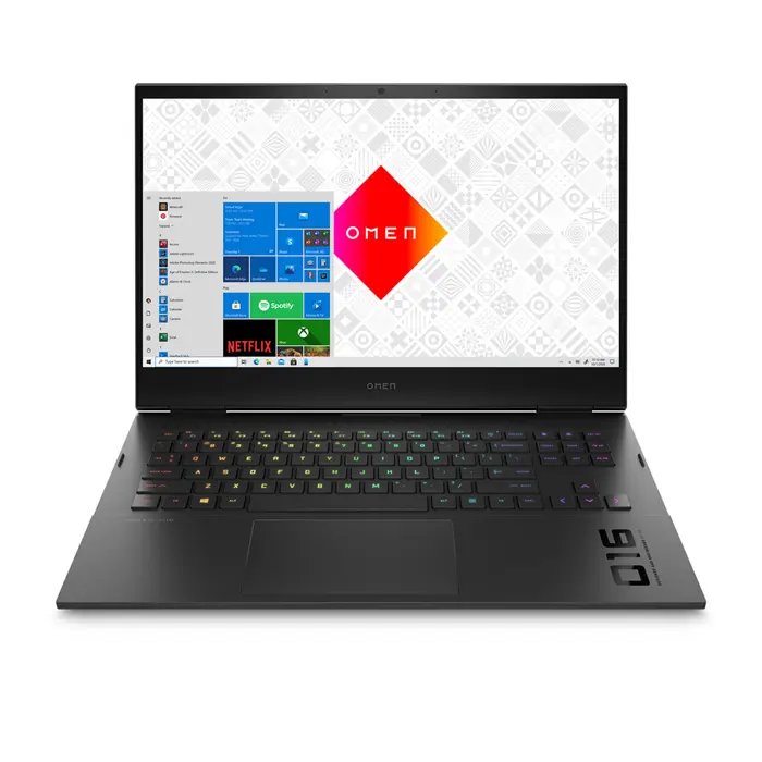 HP Omen 16-B0002NC; Core i7 11800H 2.3GHz/32GB RAM/1TB SSD PCIe/batteryCARE+;WiFi/BT/webcam/GeForce RTX3070 8GB/16.1 QHD(2560x1440)/backlit kb/Win 11 64-bit - Premium Obnovljeno