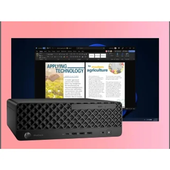 HP ProDesk 4 SFF G1i AI PC Intel Core Ultra 5 225 16 GB DDR5-SDRAM 512 GB SSD Windows 11 Pro Black