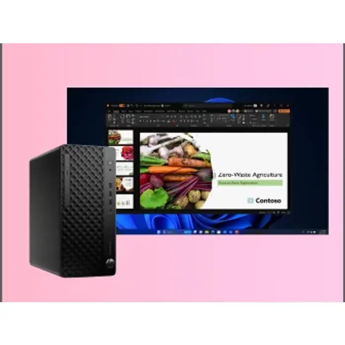 HP ProDesk 4 Tower G1i Desktop AI PC Intel Core Ultra 5 225 16 GB DDR5-SDRAM 512 GB SSD Windows 11 Pro Black