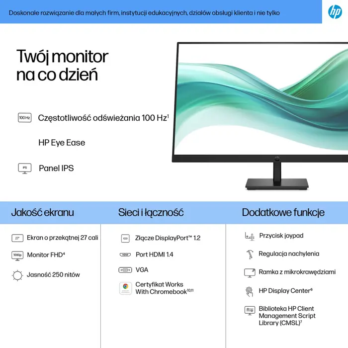 HP Series 3 Pro 27 inch FHD Monitor - 327pf
