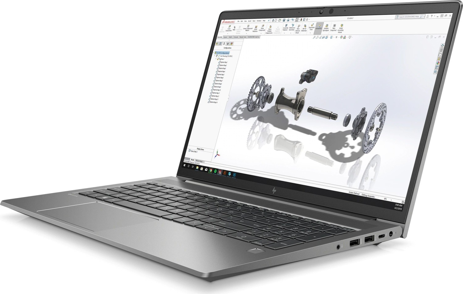 Laptop HP ZBook Power G7 / i7 / Quadro T1000 / RAM 16 GB / 512GB SSD / 15,6″ FHD
