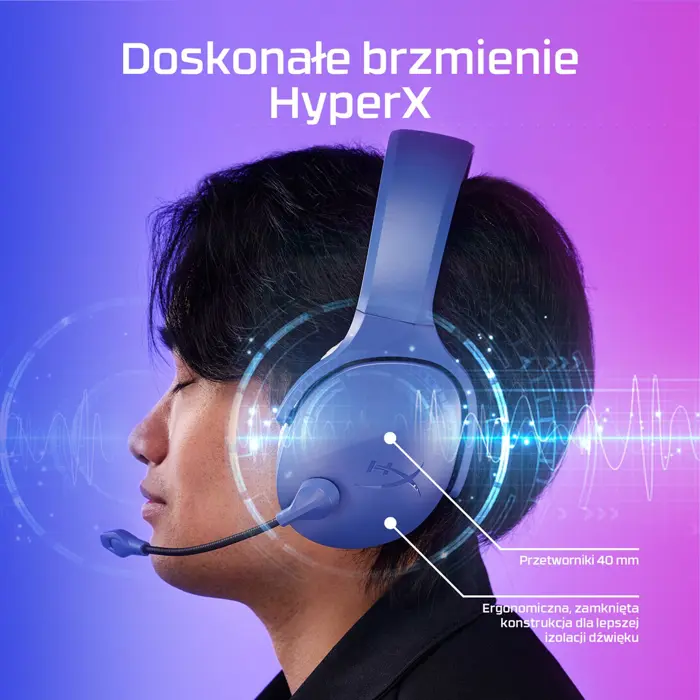 HyperX Cloud Jet - Wireless Gaming Headset (Black)