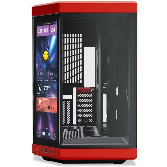 Hyte Y70 Midi Tower Touch Infinite - Black Cherry-CS-HYTE-Y70TI-RB