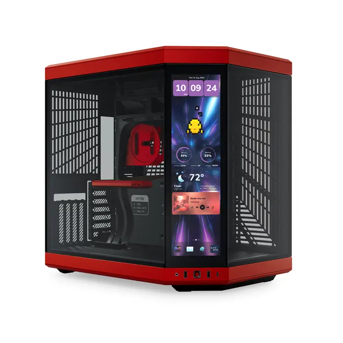 Hyte Y70 Midi Tower Touch Infinite - Black Cherry-CS-HYTE-Y70TI-RB