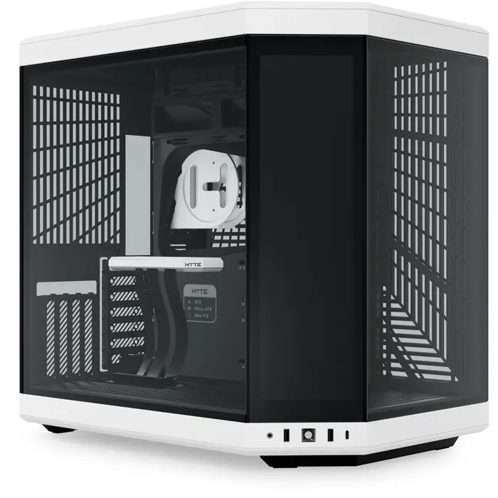 HYTE Y70 Touch Infinite , Tower case (black, Tempered Glass x 2)