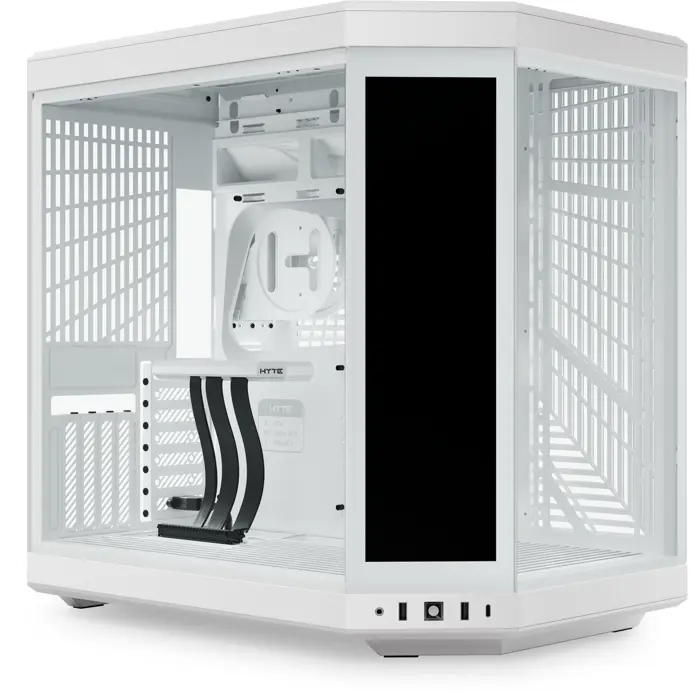 HYTE Y70 Touch Infinite , Tower case (white, Tempered Glass x 2)