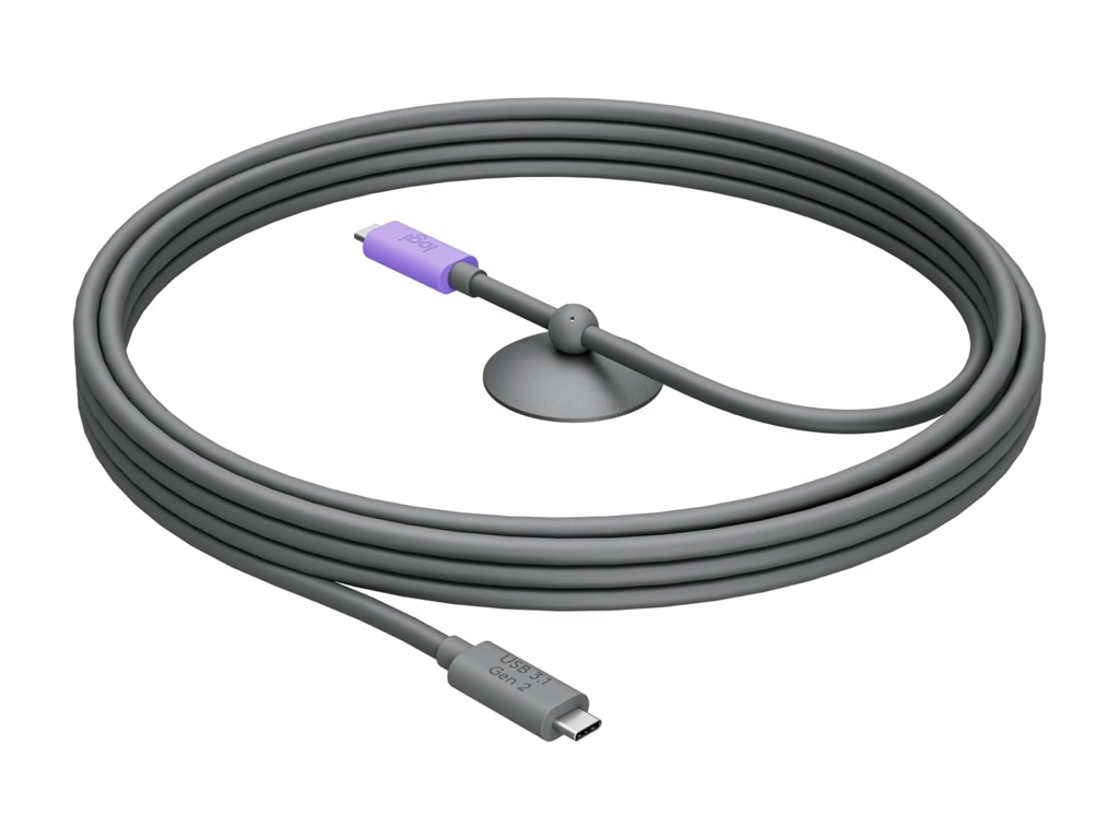Kabel Logitech Active USB Cable, USB 3.1 Gen2, aktivni, 5 m - 952-000195