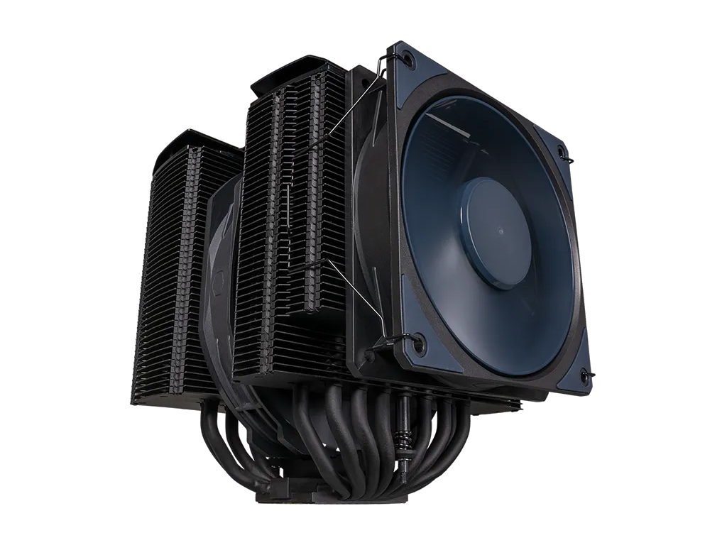 Hladilnik za procesor Cooler Master MasterAir MA824 STEALTH, 120+130mm, black- MAM-D8PN-318PK-R1