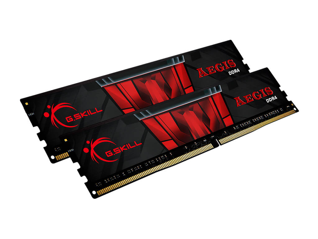 RAM DDR4 16GB Kit (2x 8GB) PC4-24000 3000MT/s CL16 1.35V, G.SKILL Aegis - F4-3000C16D-16GISB